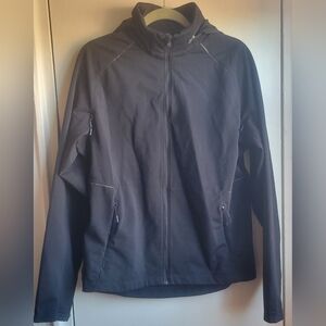 Lululemon Men's Black Hooded Jacket SzM Excellent Condition